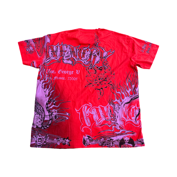 Givenchy Red Scorpion Graphic T-shirt