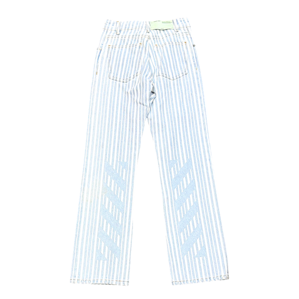OFF-WHITE Striped Denim Pants