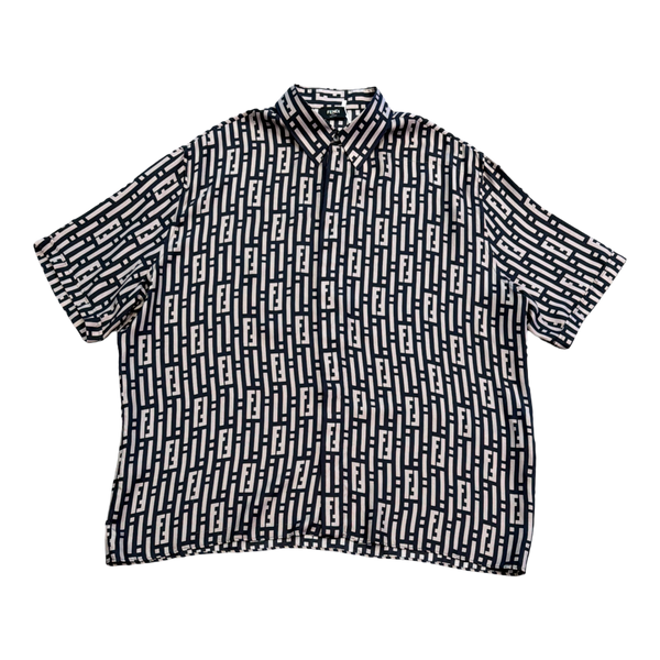 Fendi All Over Short Sleeve Button Up