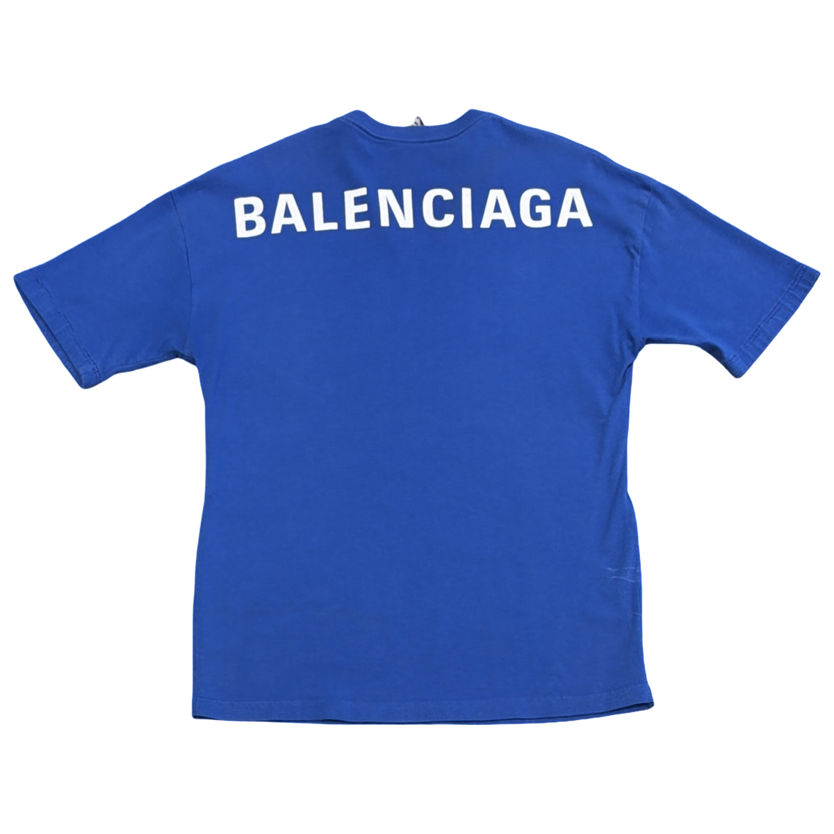 Balenciaga Blue Back Logo T-Shirt