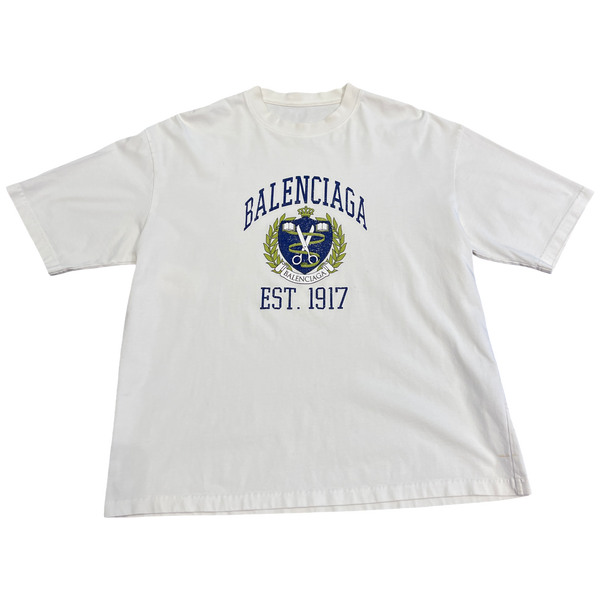 Balenciaga College Logo T-Shirt
