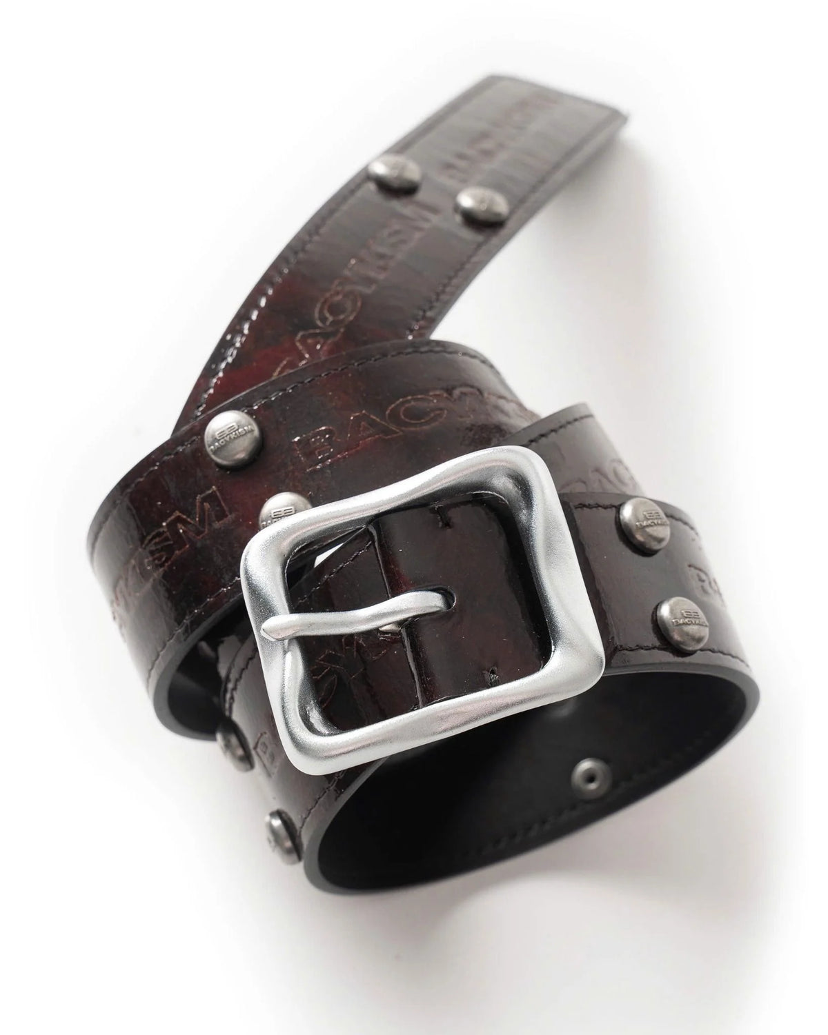Bacykism BCK RIVET COW HIDE FK BELT (BROWN)