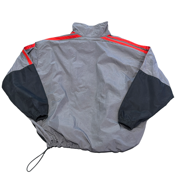 Balenciaga Grey Black Colorblock Windbreaker