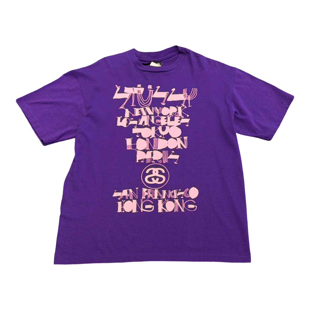 Stussy x Cody Hudson World Tour Tee Purple