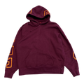 Supreme State Hooded Sweatshirt Burgundy