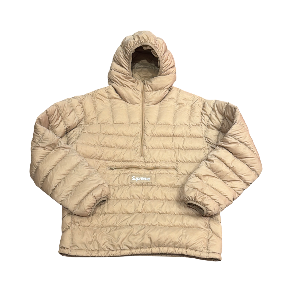 Supreme Micro Down Hoodie Pants Set Tan
