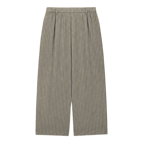 Forevermore Baggy Striped Trouser Tan
