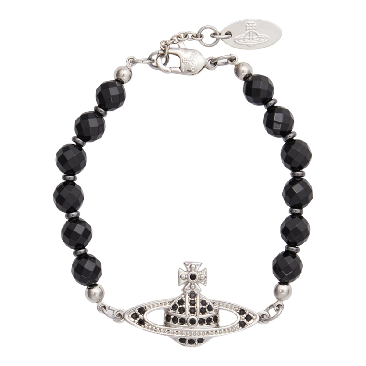 Vivienne Westwood Silver Black Bracelet