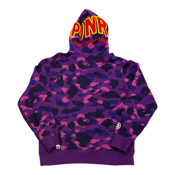 BAPE Color Camo 2Nd Shark Pullover Hoodie Hoodie Purple