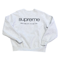 Supreme NYC Crewneck Ash Grey