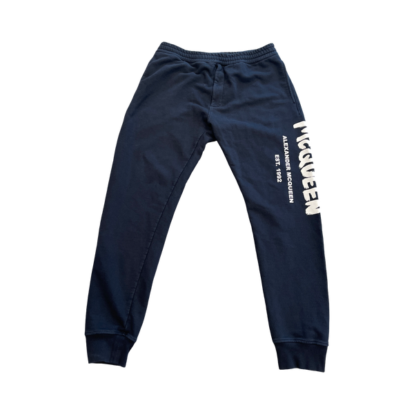 Alexander McQueen Graffiti Print Track Pants