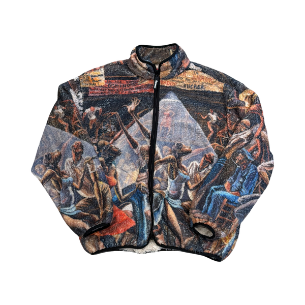 Supreme x Ernie Barnes Fleece Jacket 'Multicolor'