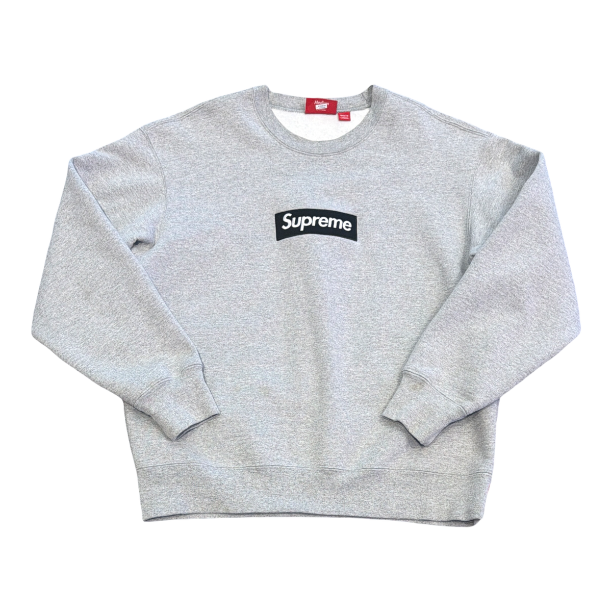 Supreme Box Logo Crewneck (FW22) Heather Grey