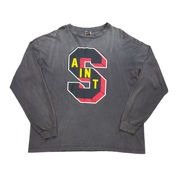 Saint Mxxxxxx x Denim Tears ST L/S T-Shirt Vintage Black