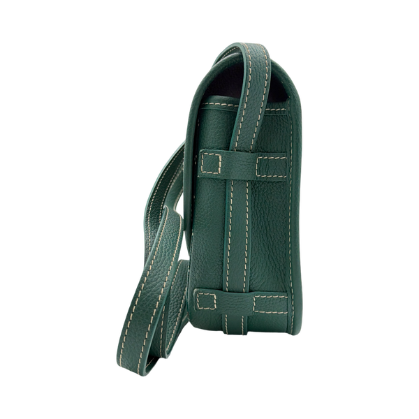 Goyard 233 Messenger Goyardine PM Green