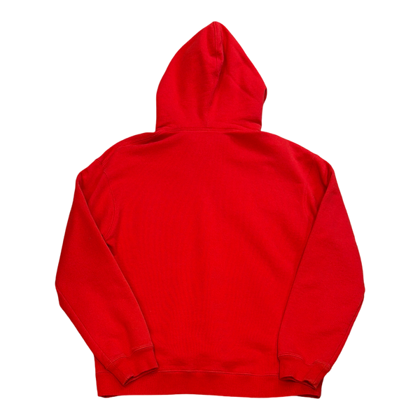Gucci Mirror Print Logo Hoodie Red