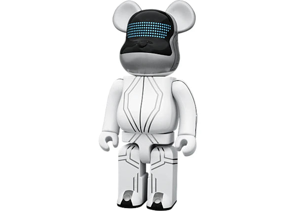Bearbrick Daft Punk Tron Legacy Ver. 2 Pack 400% Silver 2
