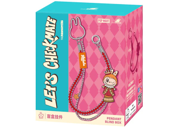 Pop Mart Labubu The Monsters Let's Checkmate Series Pendant Single Blind Box 