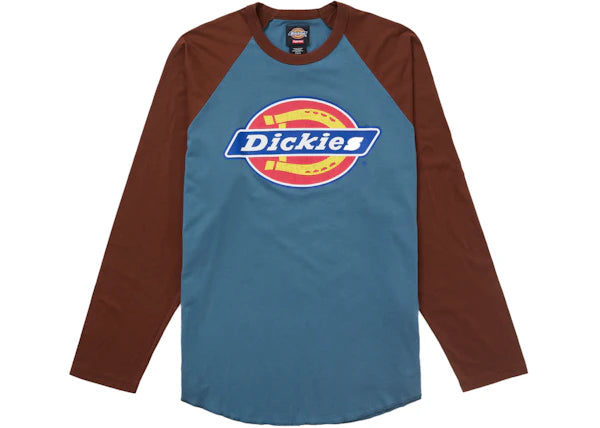 Supreme Dickies Raglan L/S Top Brown