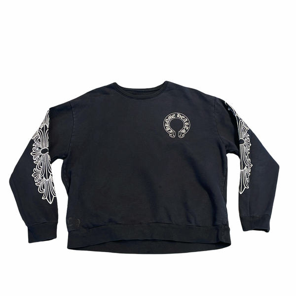 Chrome Hearts Black Crewneck