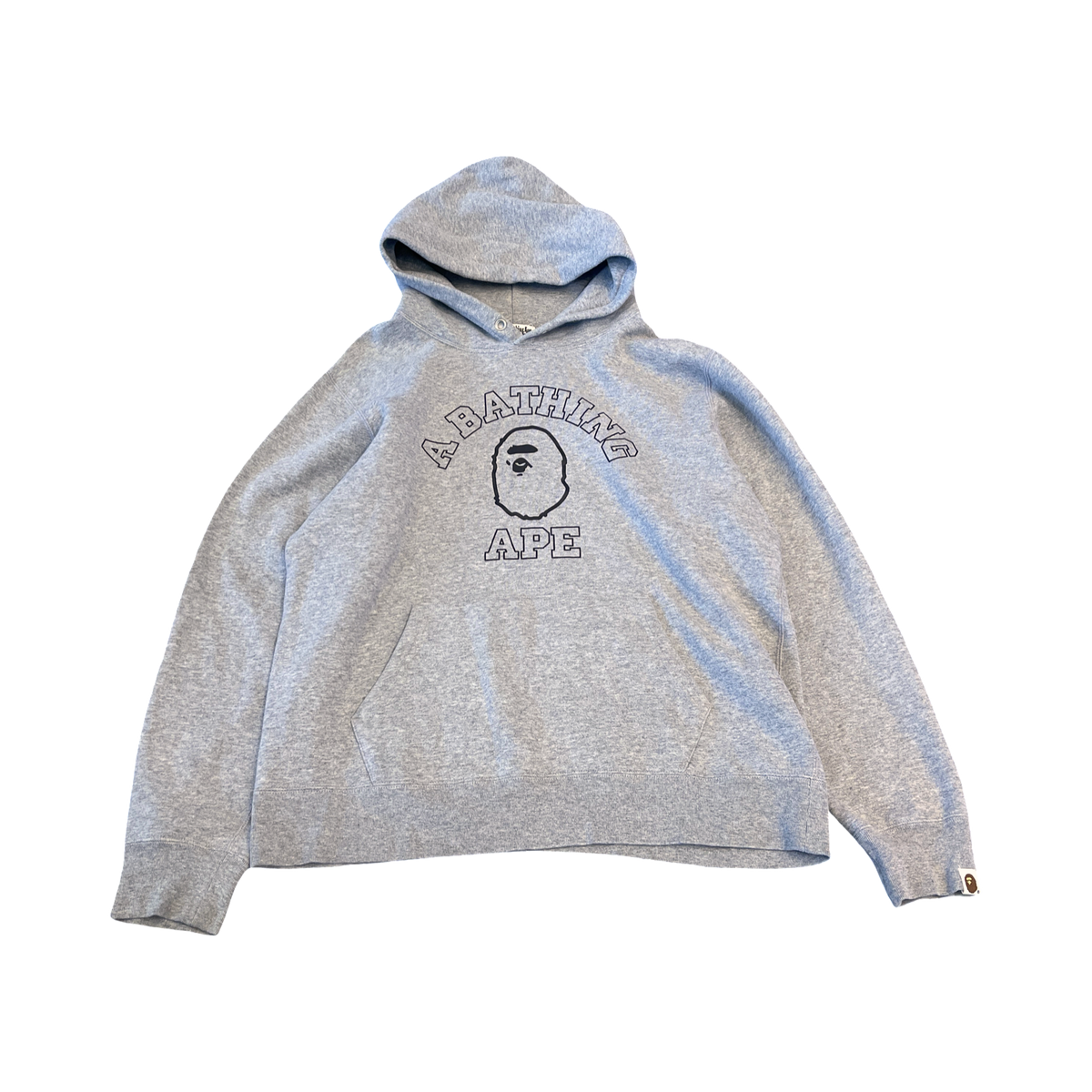 Bape Grey College Hoodie