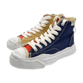 Maison Mihara Yasuhiro Hank OG Sole Canvas High 'Navy Beige Mismatched