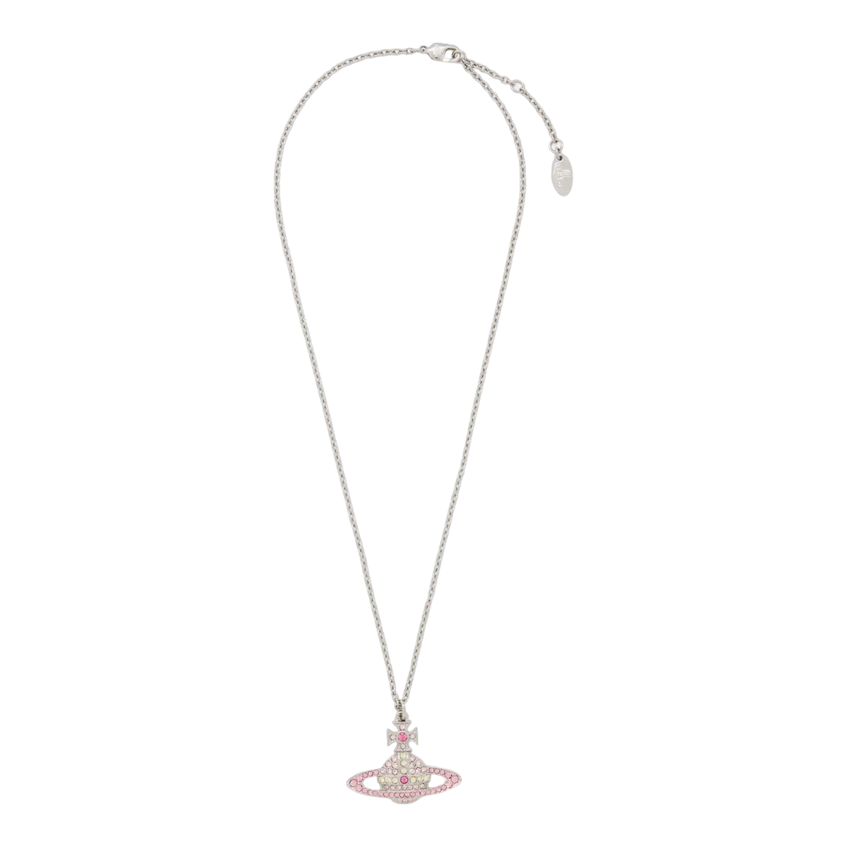 Vivienne Westwood Kika Pendant Necklace Platinum/Rose