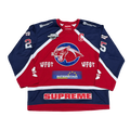 Supreme Rhinestone Hockey Jersey Red