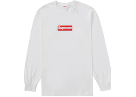 Supreme Box Logo L/S Tee White