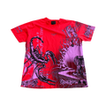 Givenchy Red Scorpion Graphic T-shirt