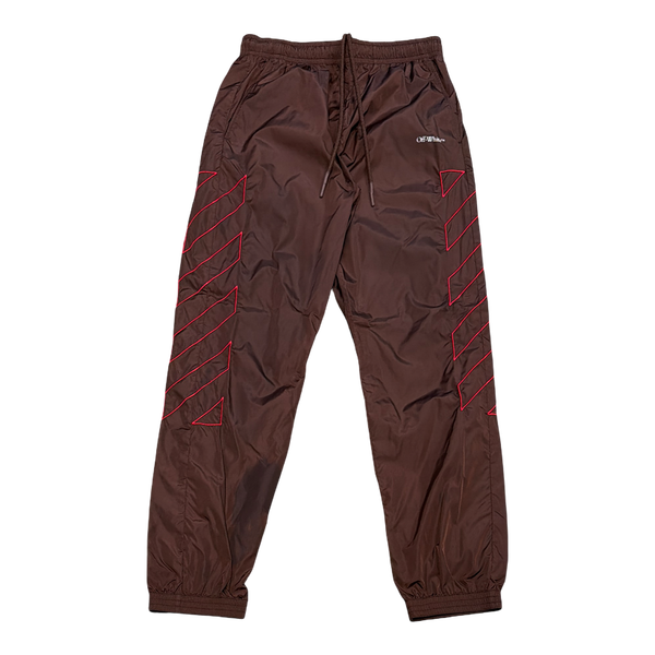 OFF-WHITE  Brown Nylon Pants
