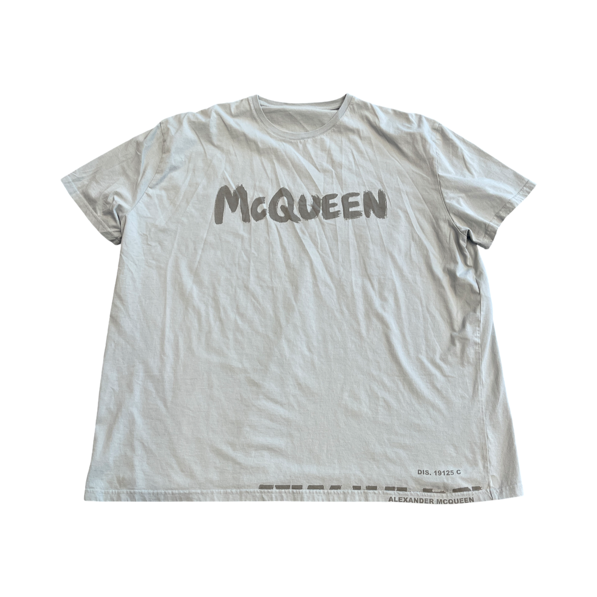 Alexander McQueen Graffiti Logo Grey