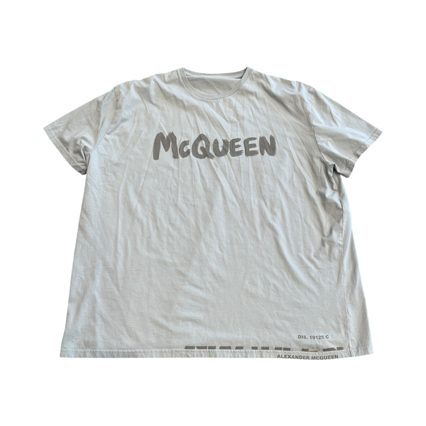 Alexander McQueen Graffiti Logo Grey