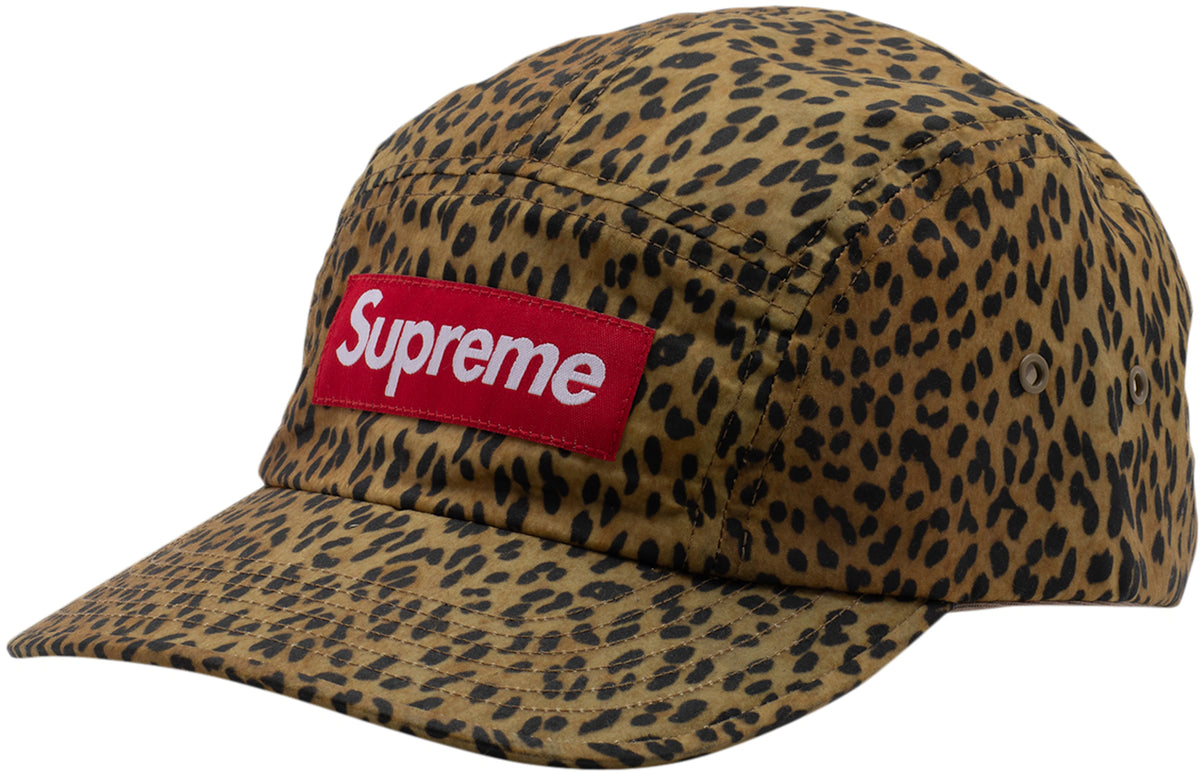 Supreme Barbour Waxed Cotton Camp Cap Leopard