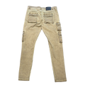 Serenede Fitted Denim Washed Cargo Pants