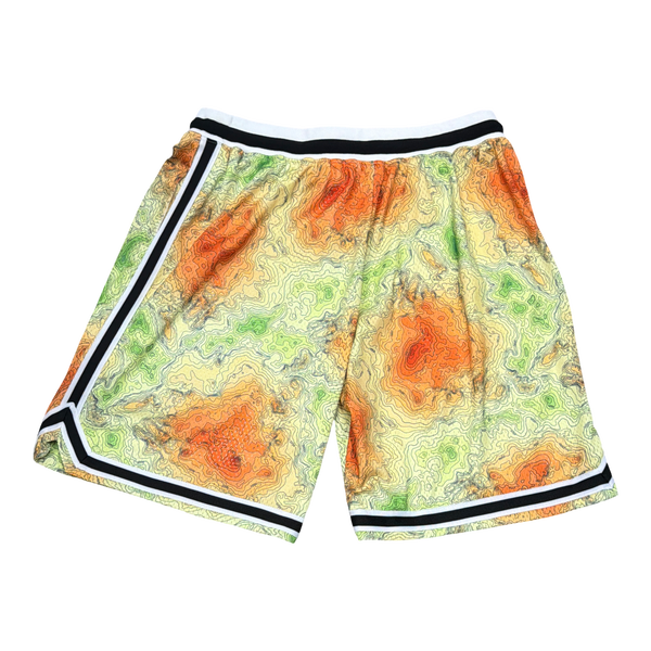 John Elliott Game Shorts Topo Graphic