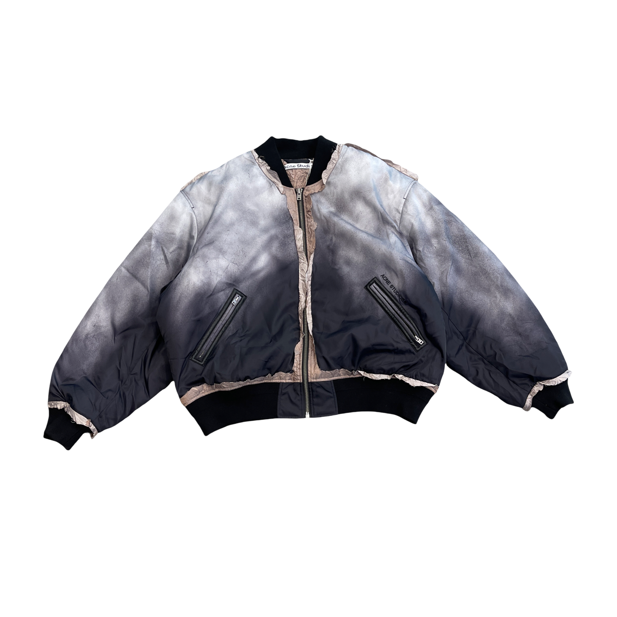 Acne Studios Distressed Bomber Jacket