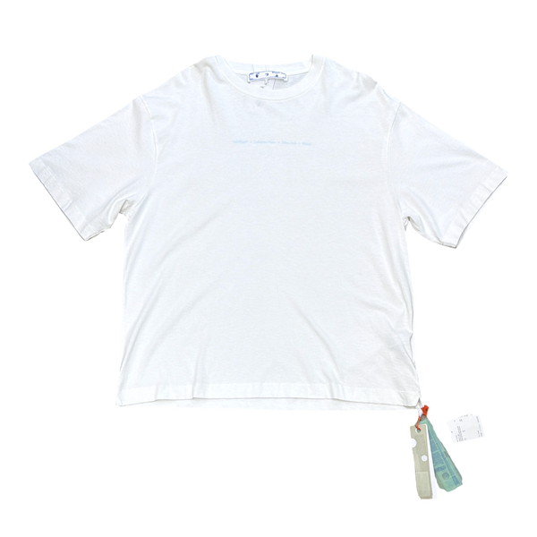 OFF-WHITE Skate Tee White/Blue