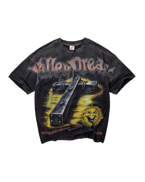 Vale Forever IRON CROSS BLING TEE [GREY]