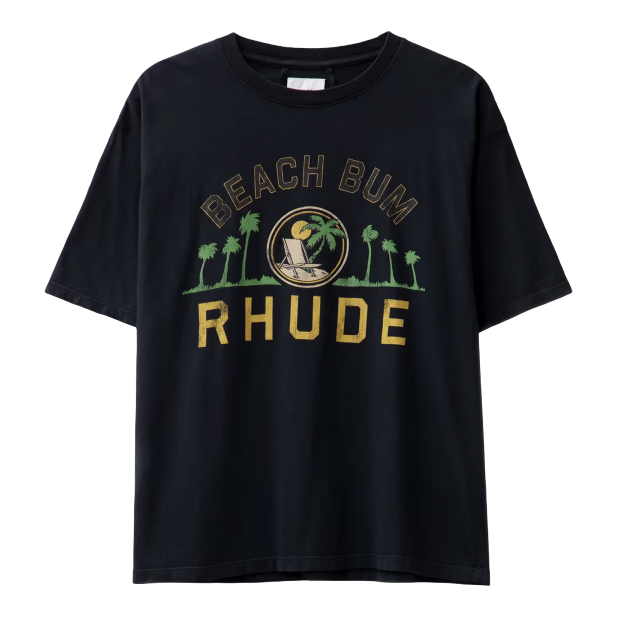 Rhude Palmera T-shirt Vintage Black