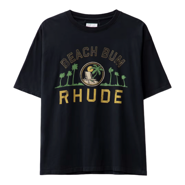 Rhude Palmera T-shirt Vintage Black