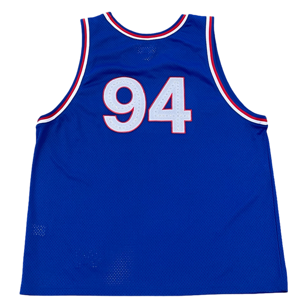 Supreme Rhinestone Basketball Jersey Royal