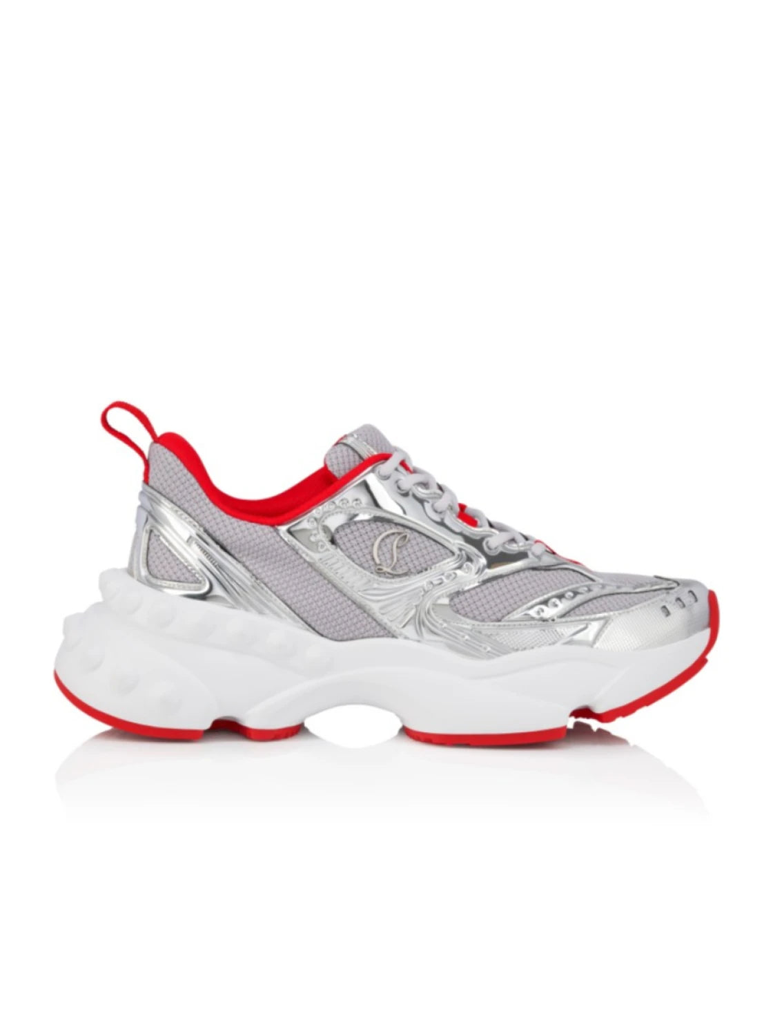 Christian Louboutin Christian Louboutin So Flo Running White Red