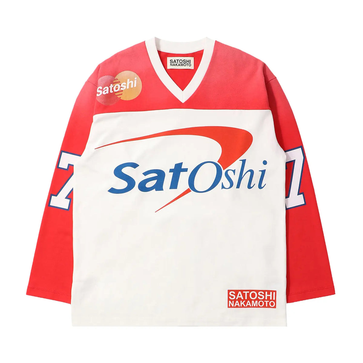 Satoshi Nakamoto Bank Of Satoshi Jersey 'White/Red'