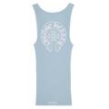 Chrome Hearts Baby Blue Rib Tank Blue