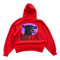 Supreme Doggs Hooded Sweatshirt Red