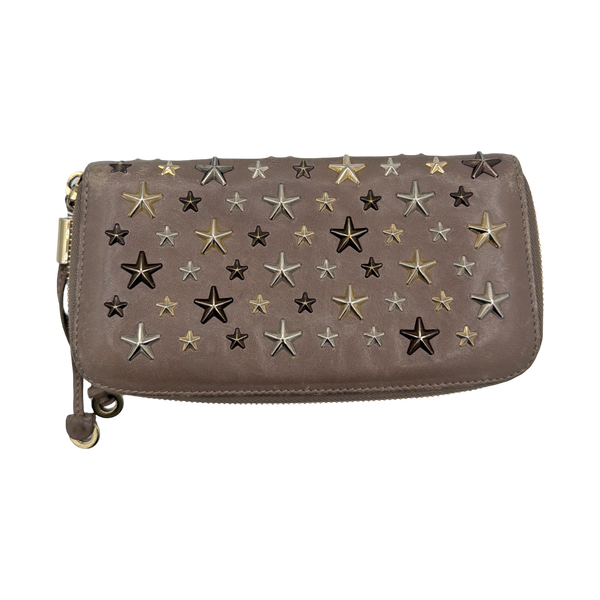 Jimmy Choo Studded Star Long Wallet