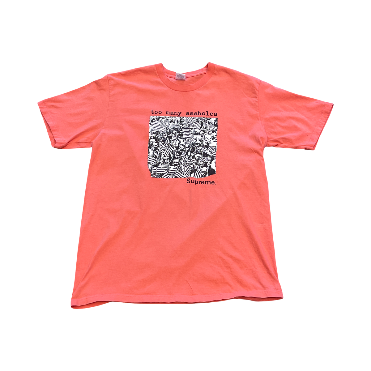 Supreme 'Too Many A**oles' Tee Pink