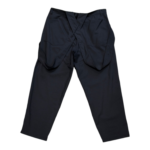 Comme Des Garçons Black Strap Pants