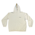 Balenciaga Logo Print Beige hoodie
